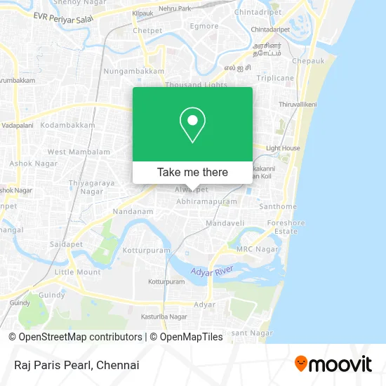 Raj Paris Pearl map