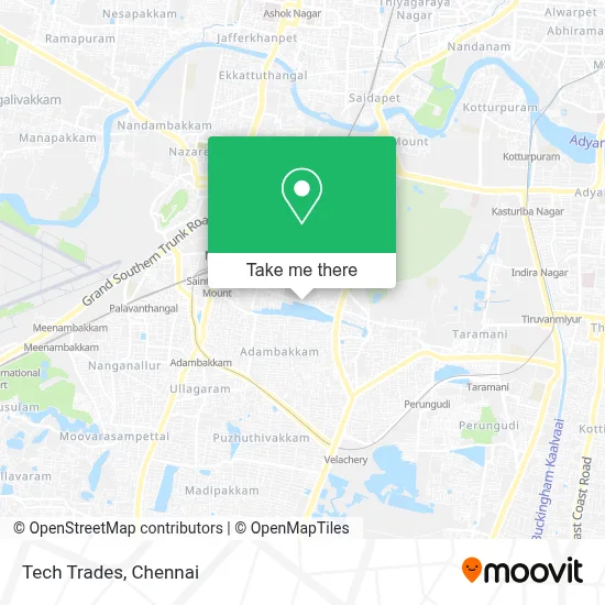Tech Trades map