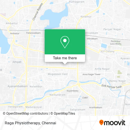 Raga Physiotherapy map