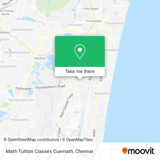 Math Tuition Classes Cuemath map
