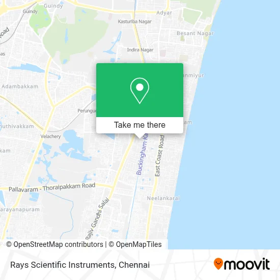 Rays Scientific Instruments map