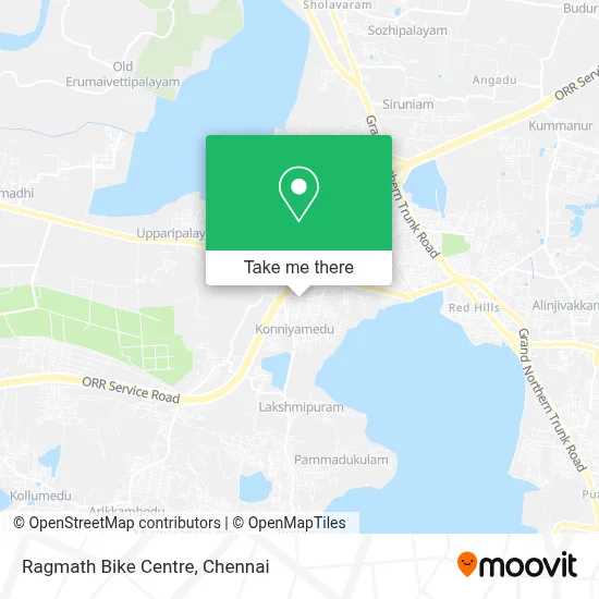 Ragmath Bike Centre map