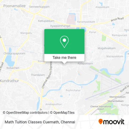 Math Tuition Classes Cuemath map