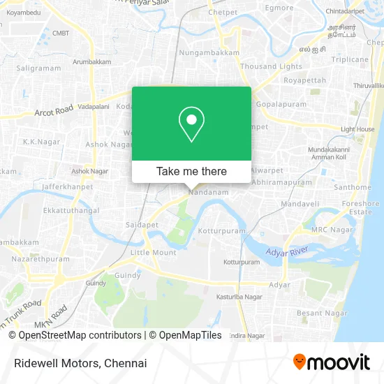 Ridewell Motors map