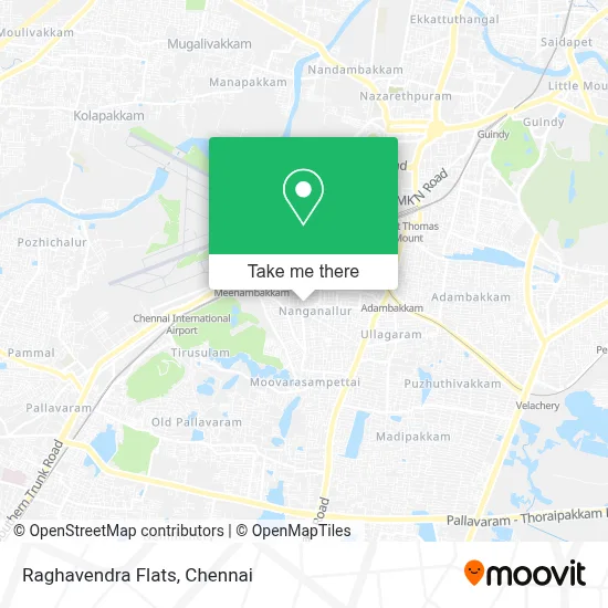 Raghavendra Flats map
