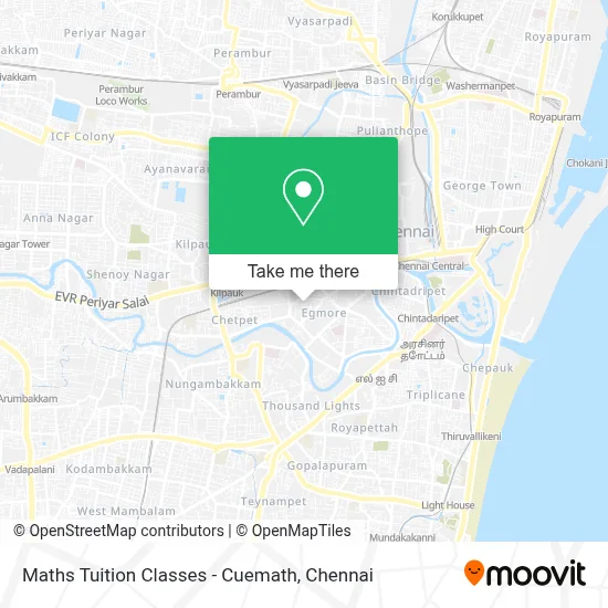 Maths Tuition Classes - Cuemath map