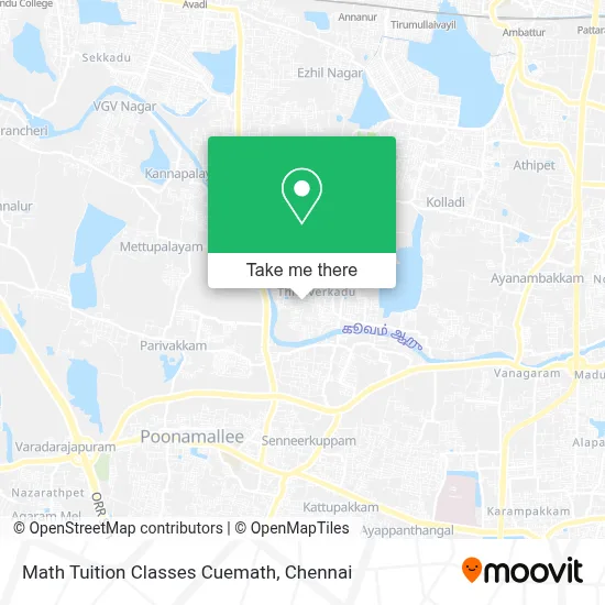 Math Tuition Classes Cuemath map