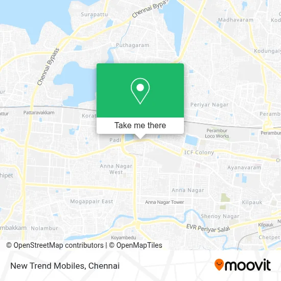 New Trend Mobiles map