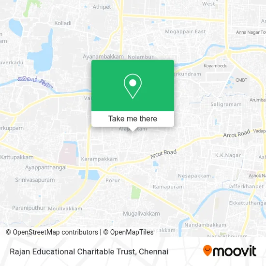 Rajan Educational Charitable Trust map
