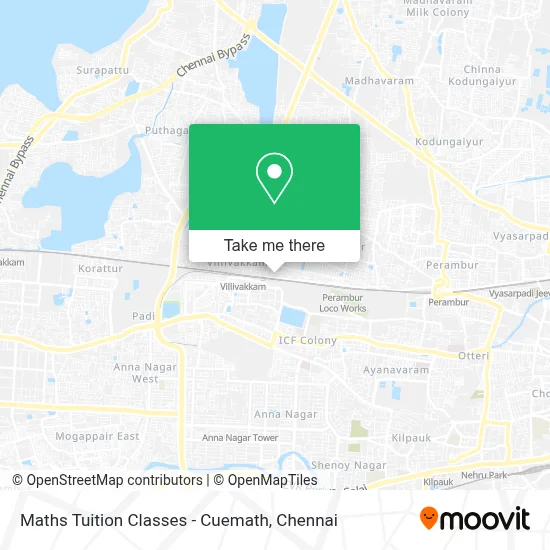 Maths Tuition Classes - Cuemath map