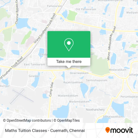 Maths Tuition Classes - Cuemath map