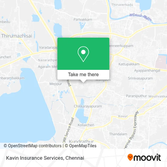 Kavin Insurance Services map