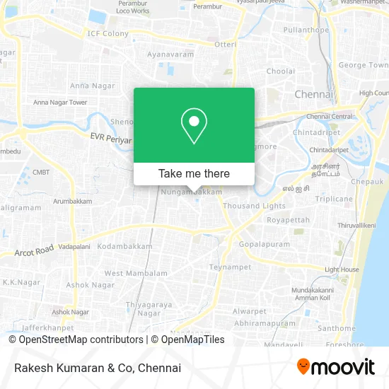 Rakesh Kumaran & Co map