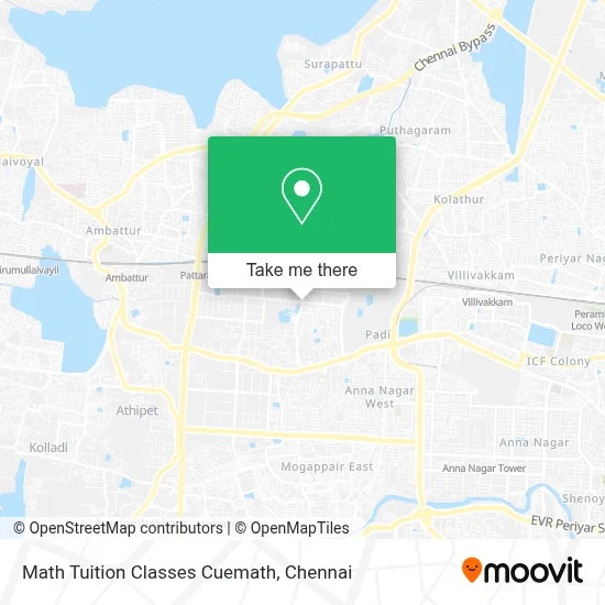 Math Tuition Classes Cuemath map