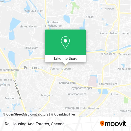 Raj Housing And Estates map