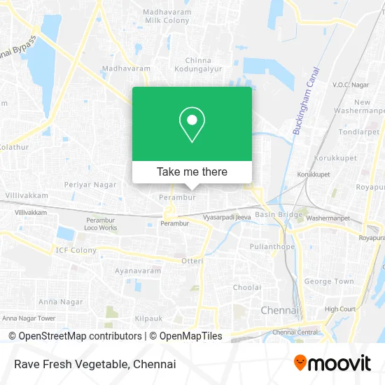 Rave Fresh Vegetable map