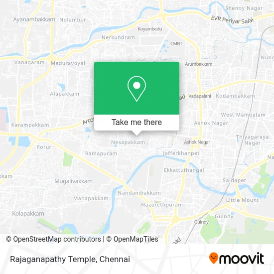 Rajaganapathy Temple map
