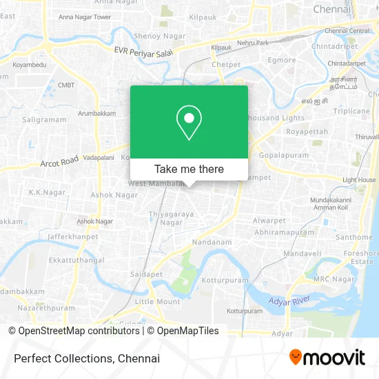 Perfect Collections map