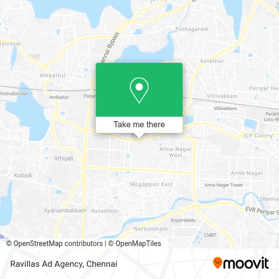 Ravillas Ad Agency map