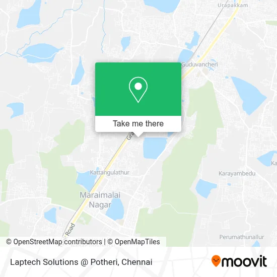 Laptech Solutions @ Potheri map