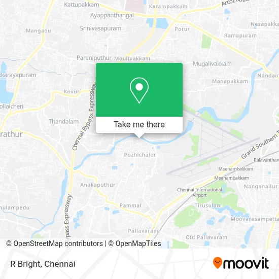 R Bright map