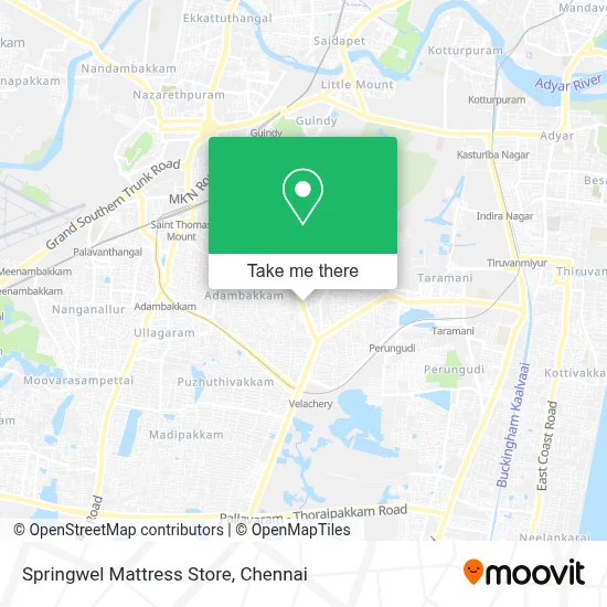 Springwel Mattress Store map