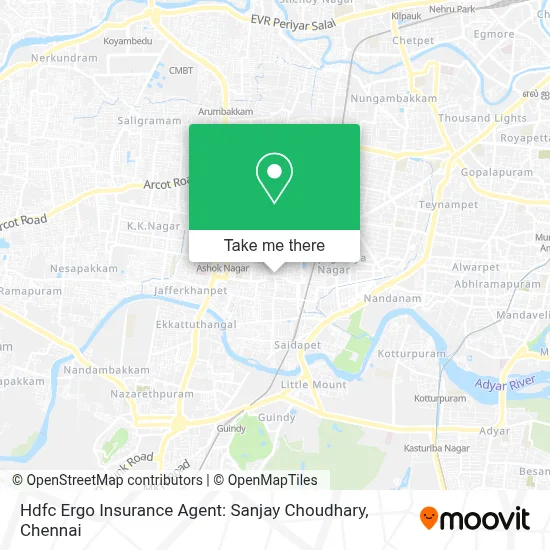 Hdfc Ergo Insurance Agent: Sanjay Choudhary map