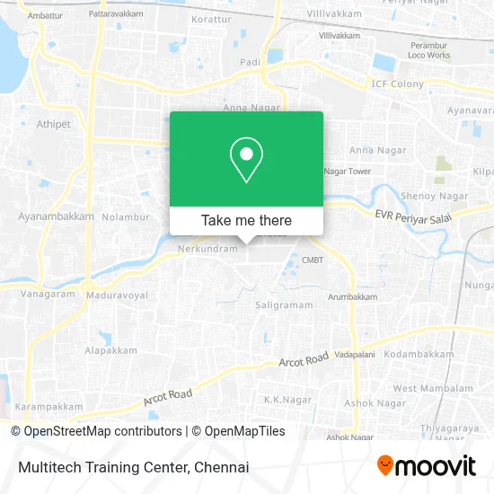 Multitech Training Center map