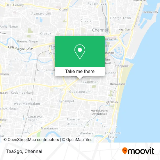 Tea2go map