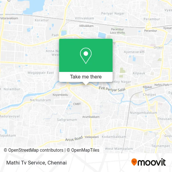 Mathi Tv Service map