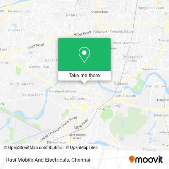 Rasi Mobile And Electricals map