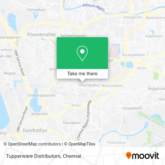 Tupperware Distributors map