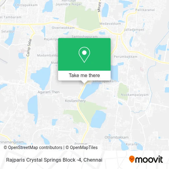 Rajparis Crystal Springs Block -4 map
