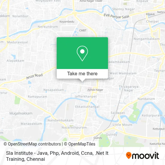 Sla Institute - Java, Php, Android, Ccna, .Net It Training map