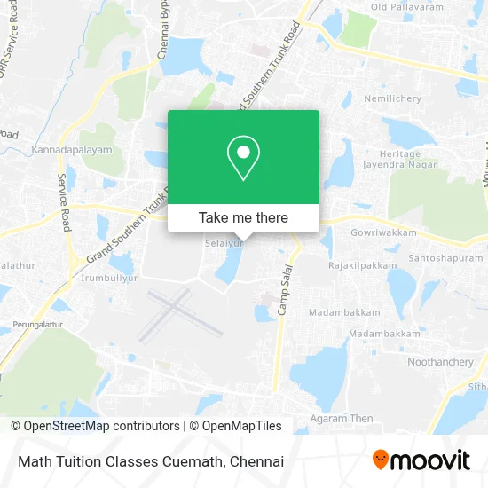 Math Tuition Classes Cuemath map