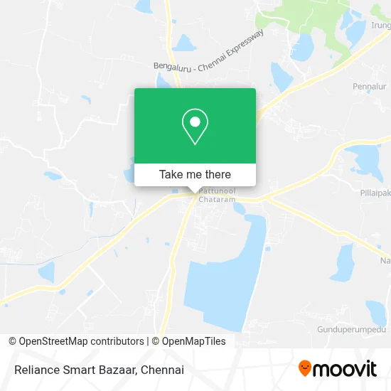 Reliance Smart Bazaar map