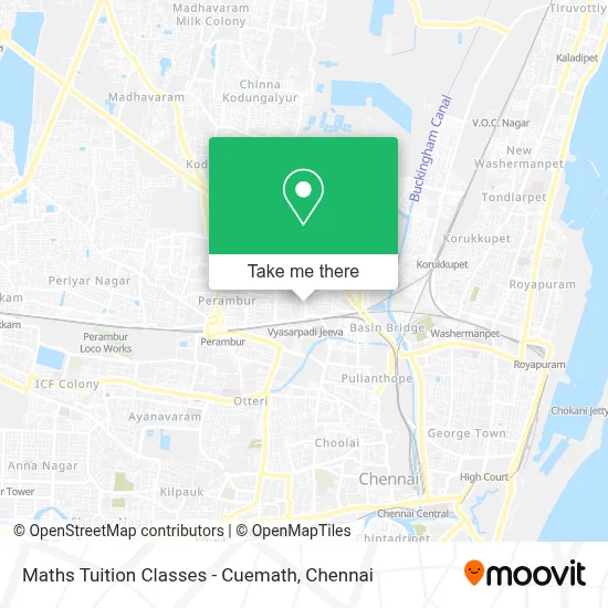 Maths Tuition Classes - Cuemath map