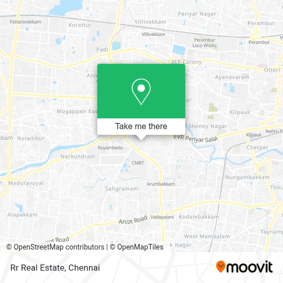 Rr Real Estate map