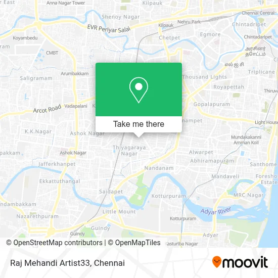 Raj Mehandi Artist33 map