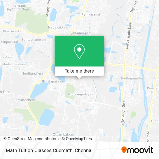 Math Tuition Classes Cuemath map
