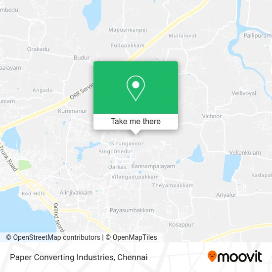 Paper Converting Industries map