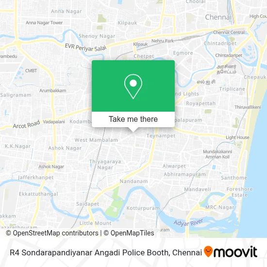 R4 Sondarapandiyanar Angadi Police Booth map