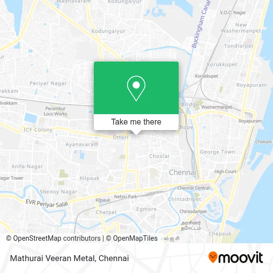 Mathurai Veeran Metal map