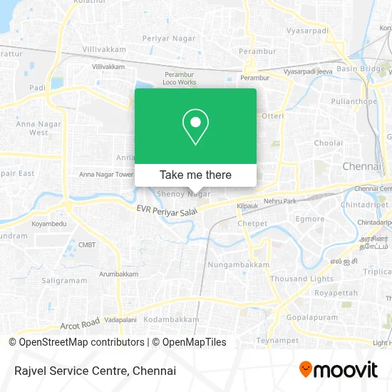 Rajvel Service Centre map