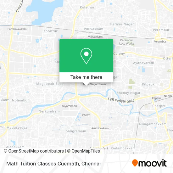 Math Tuition Classes Cuemath map