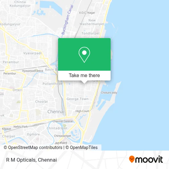 R M Opticals map