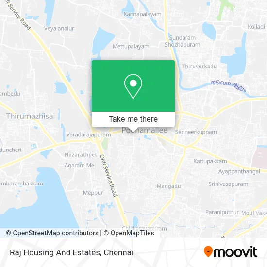Raj Housing And Estates map