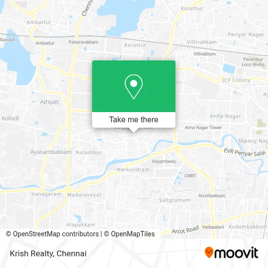 Krish Realty map