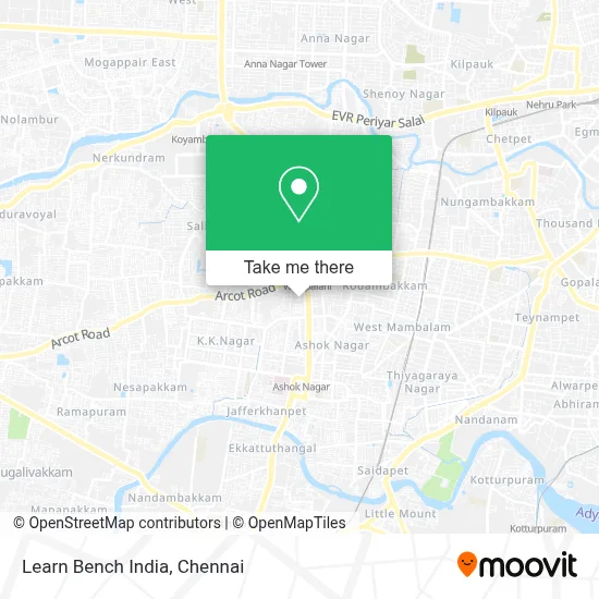Learn Bench India map