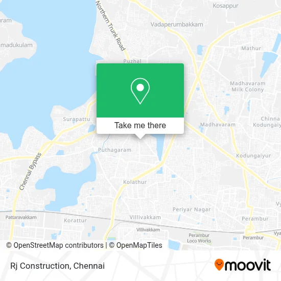Rj Construction map